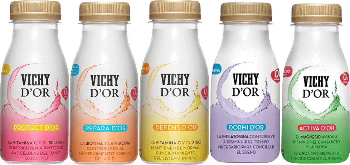 Gamma de begudes funcionals Vichy d'Or