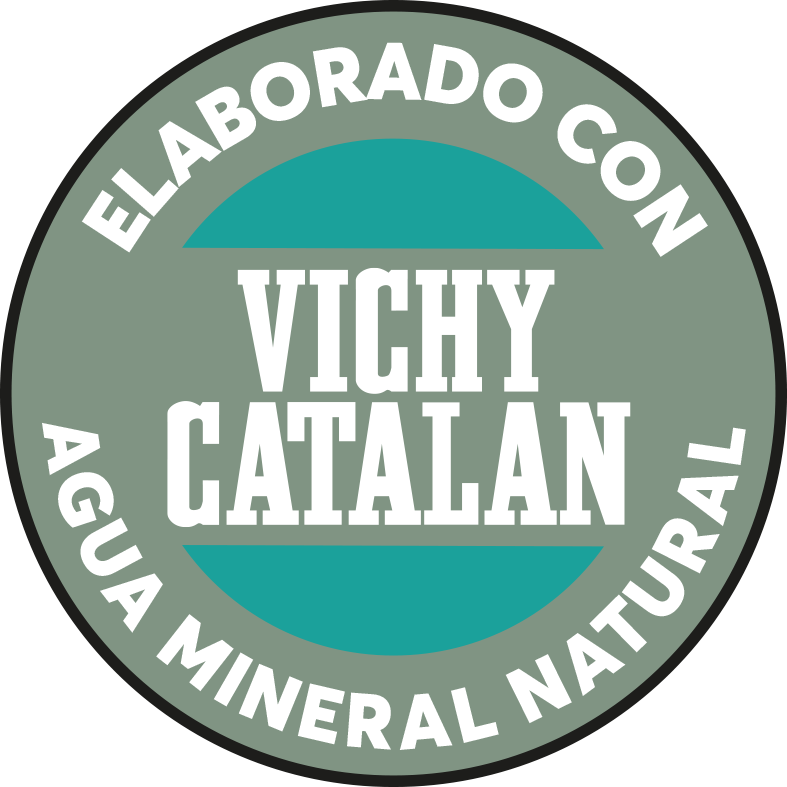 Logo elaborado con Vichy Catalan