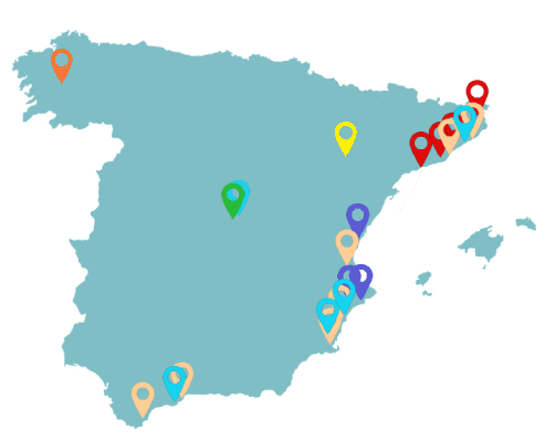 mapa Voley Vichy Catalan