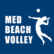 mediterranean beach volley logo mediterranean beach volley logo